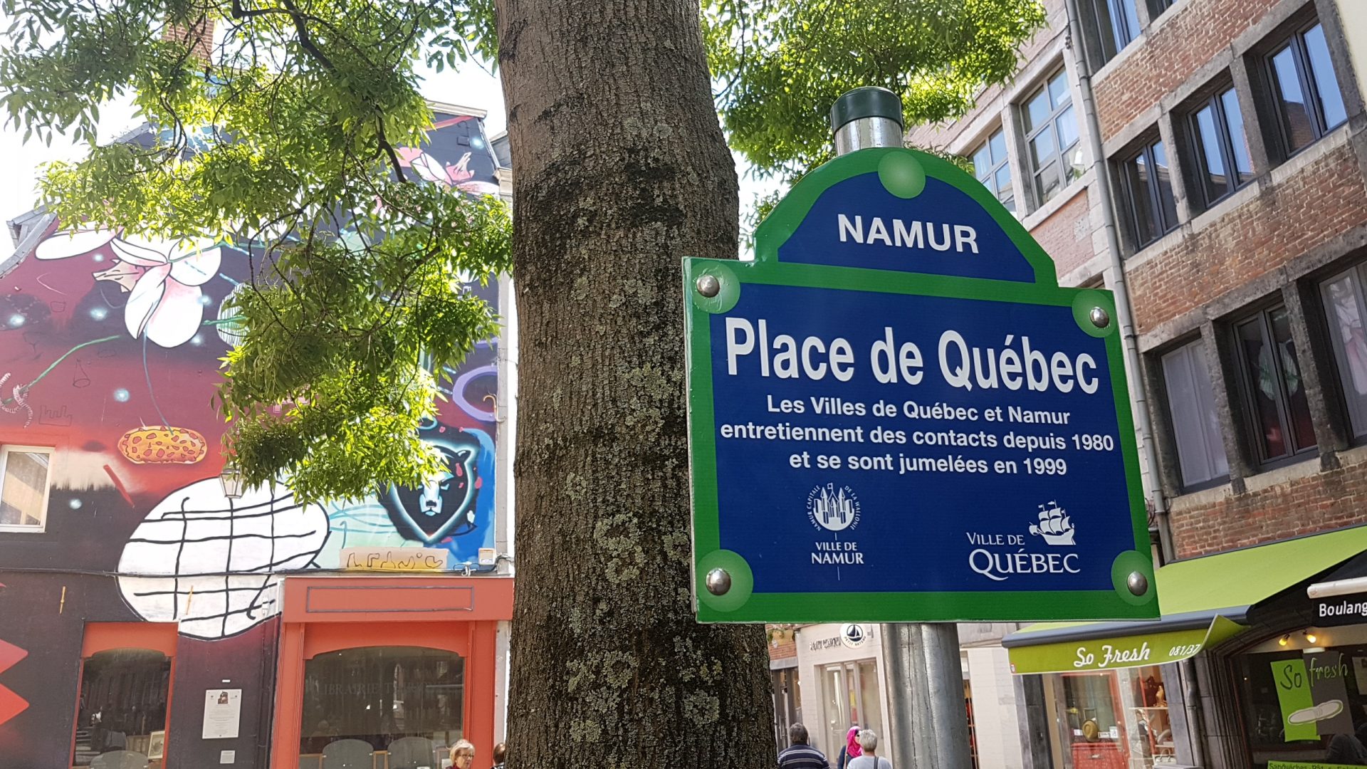 Place de Québec à Namur