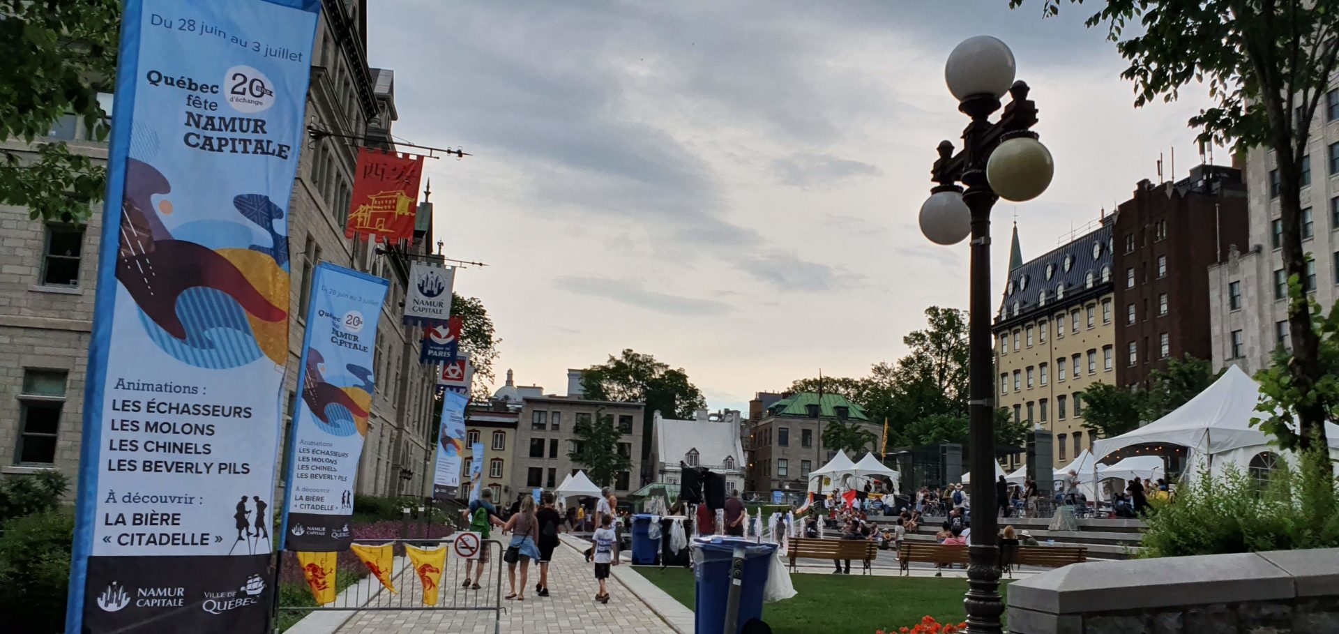 20 ans de jumelage - 20 ans d'échanges - Village Namur Capitale