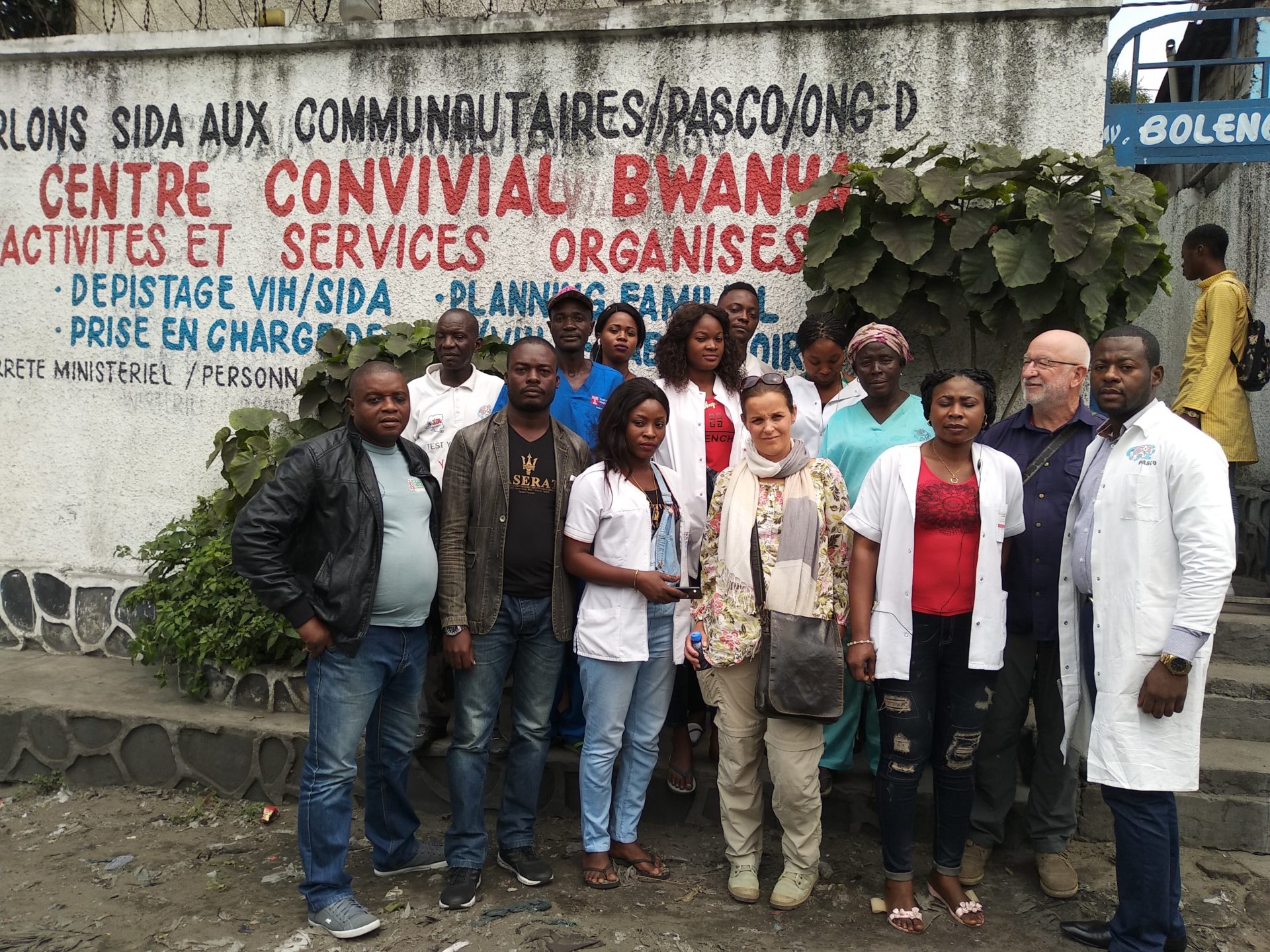 Masina - Centre de santé Pasco avec l'équipe du centre