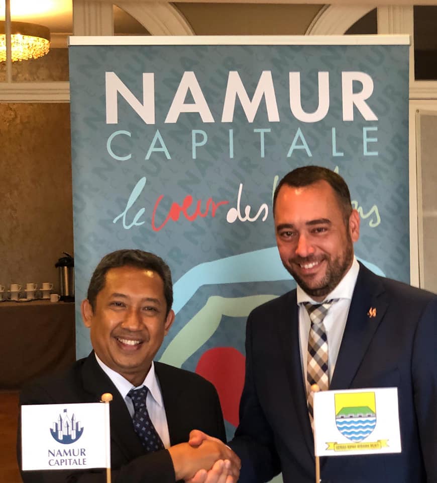 Bandung - Visite du Vice Maire à Namur