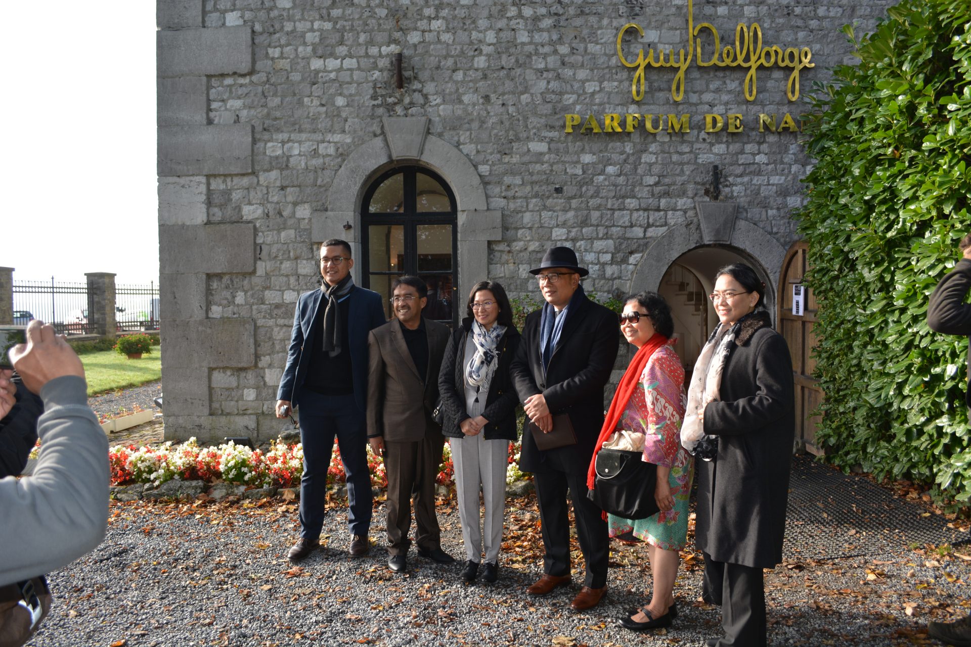 Visite de la Citadelle de Namur par le Maire de Bandung