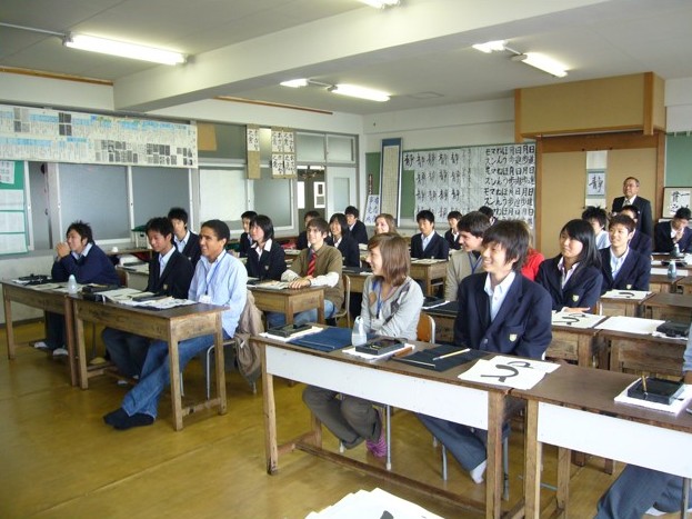 Ogaki - Visite d'étudiants namurois