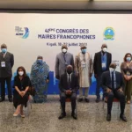 2021 - juillet - Photo de famille lors de la 41e Assemblée générale de l'AIMF à Kigali.