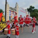 Participation des Echasseurs au Festival des métiers traditionnels de Hué - mai 2023