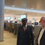 2023 - juin - Visite du Maire-adjoint de Masina M. Nathan Ngaliema à l'Hôtel de Ville de Namur - Maison des Citoyens