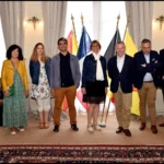 2022 - mai - Rencontre de la délégation de la Ville de Bourg-en-Bresse chez M. le Gouverneur de la Province de Namur