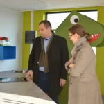 Visite d'une école communale namuroise par la délégation de Pristina