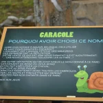 En hommage à la caracole (escargot) namurois, inauguration du jardin La Caracole à Namur Québec