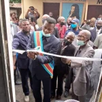 Inauguration du bureau de quartier par le Bourgmestre de Masina 2021