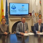 Novembre 2023 - Namur - Signature du protocole de collaboration entre Namur et Terrebonne