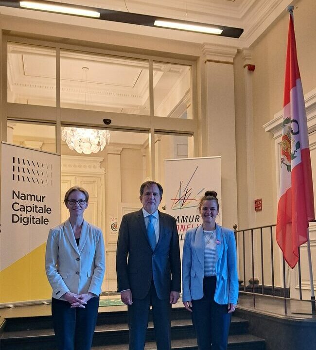 2025 | Rencontre entre la Bourgmestre f.f. et l’Ambassadeur du Pérou