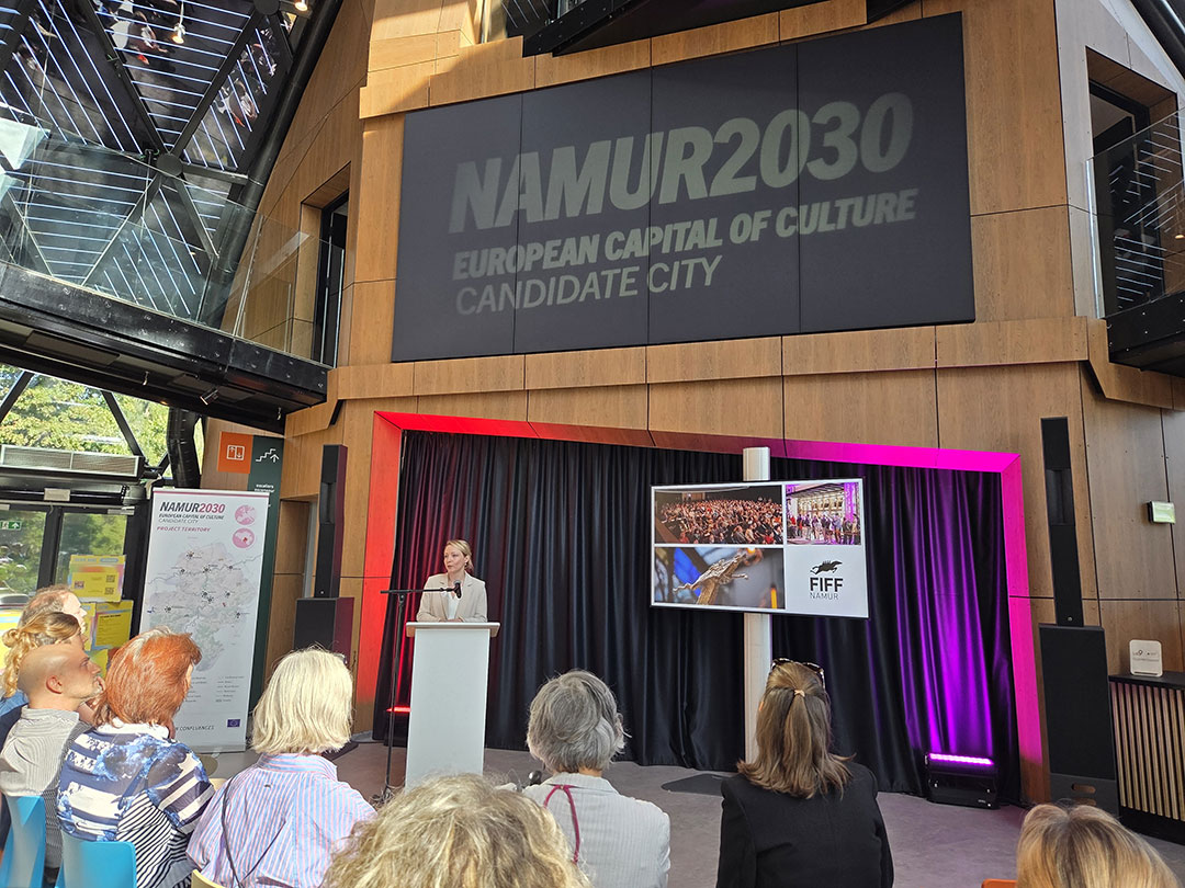 2025 | Namur met en lumière son dynamisme créatif auprès du jury européen pour Namur 2030