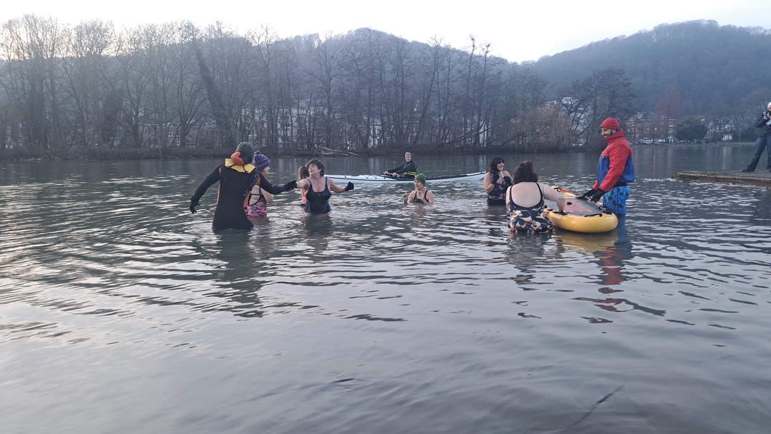 2025 | Immersion en Meuse et conférence sur la baignade en eau froide avec Vanessa Bell