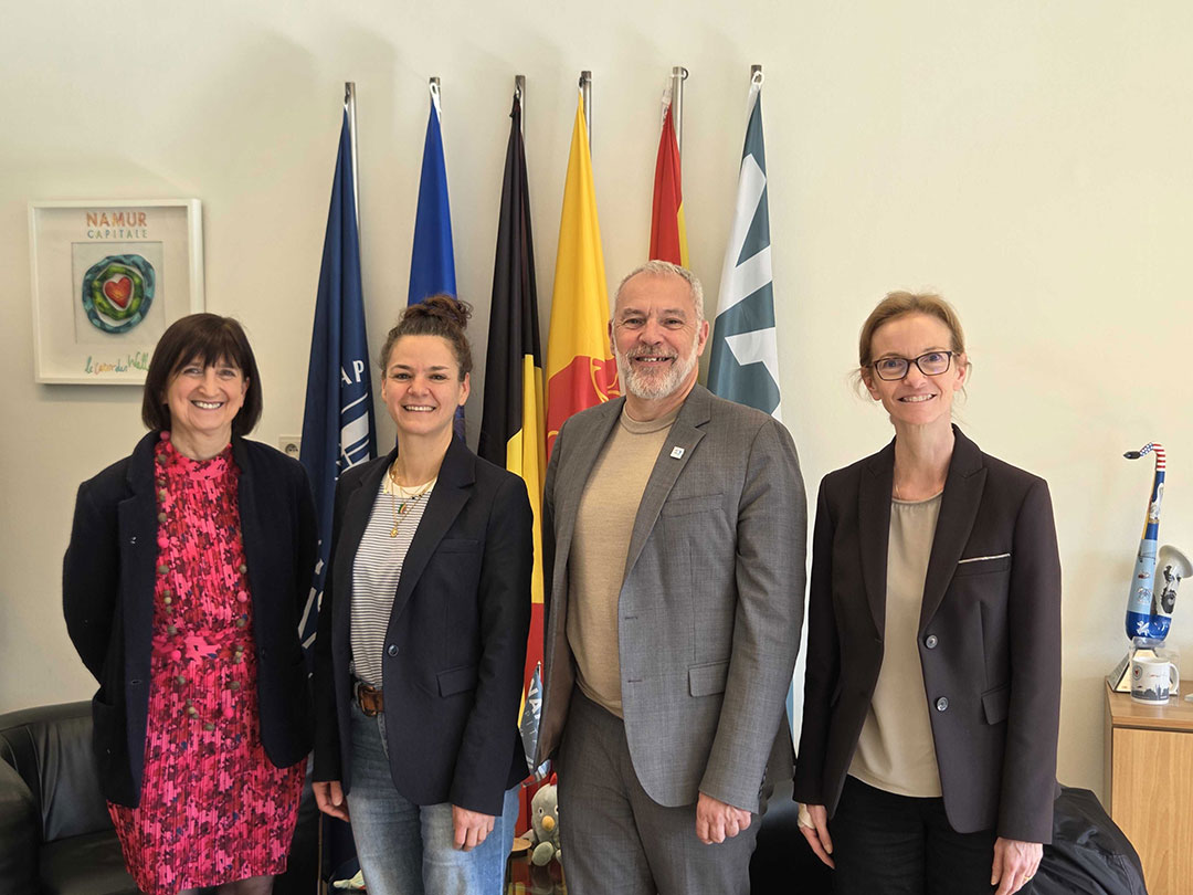 2026 | Visite préparatoire à Namur du Délégué général de l’AIMF, M. Frédéric Vallier