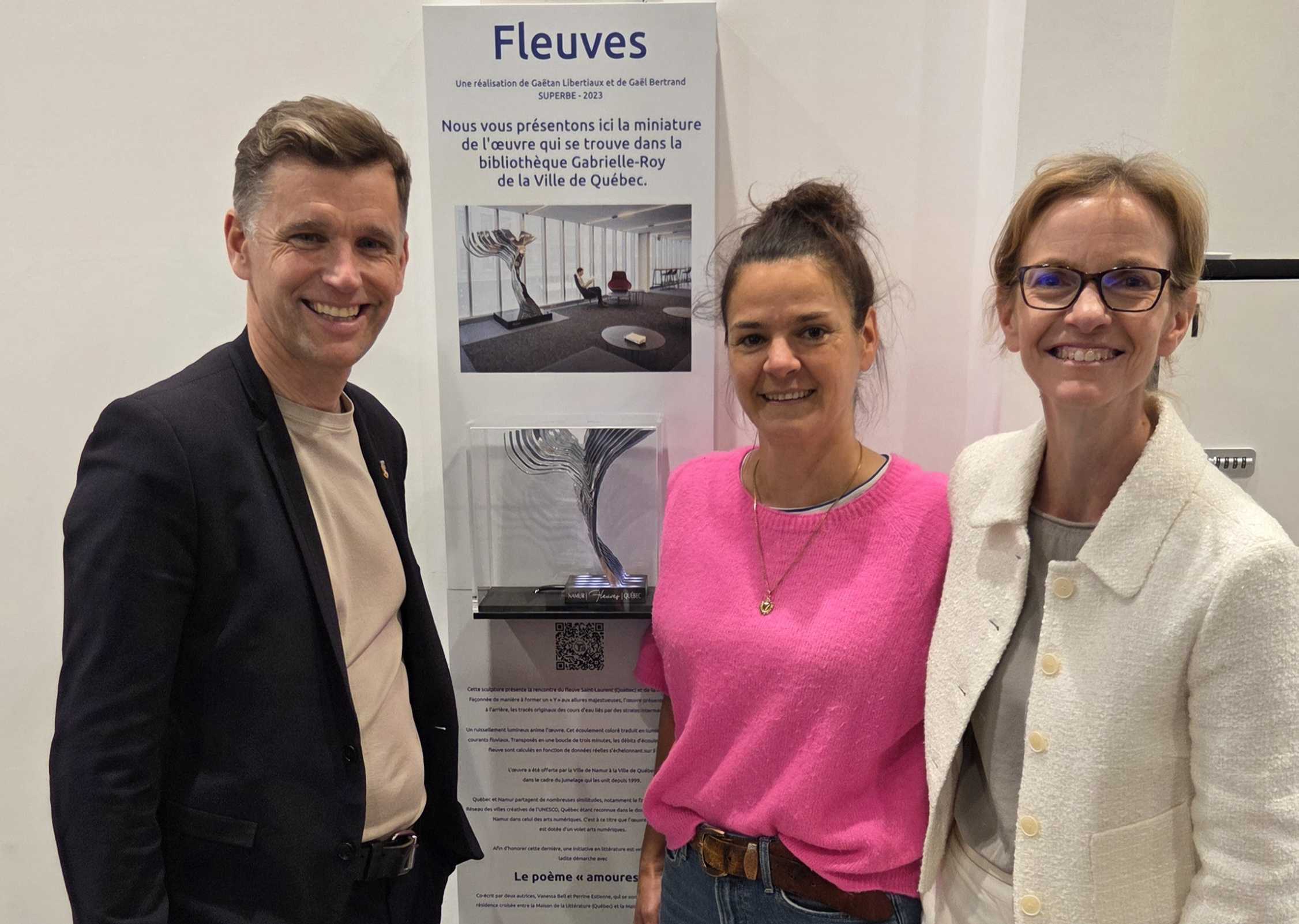 « La Célestine » accueille une reproduction miniature de l’œuvre Fleuves